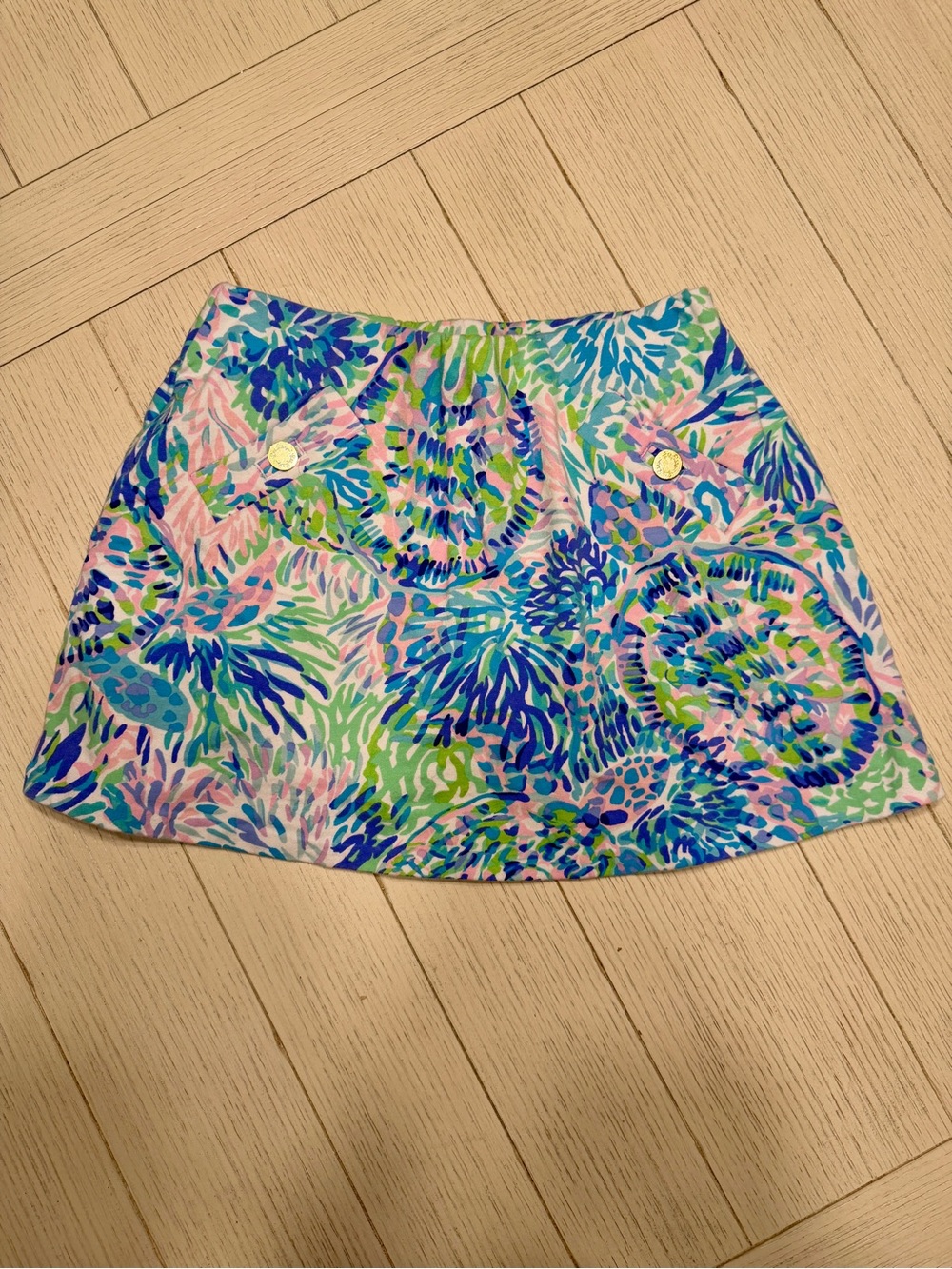 Lilly Pulitzer XS | Madison skort - multi shell of a party | EUC